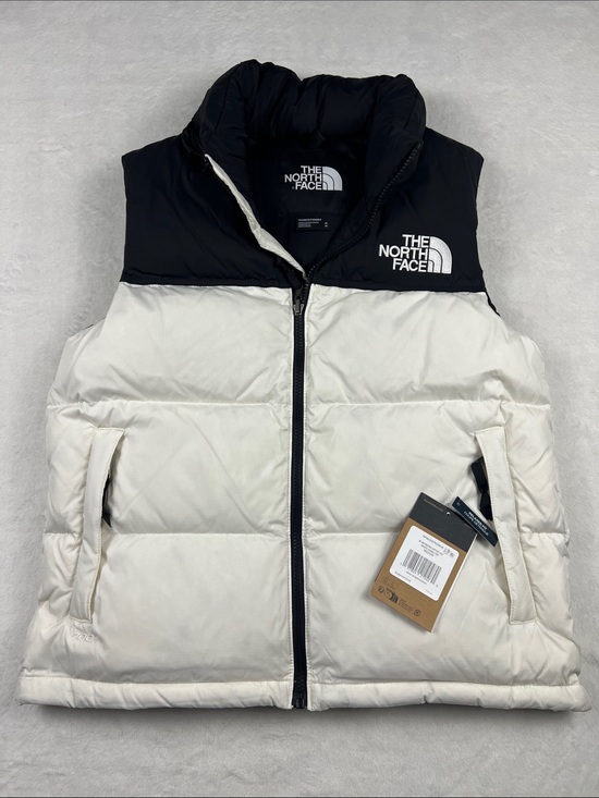 The North Face Jackets & Blazers - The North Face 1996 Retro Nuptse Down Puffer Vest White Dune Women’s Medium